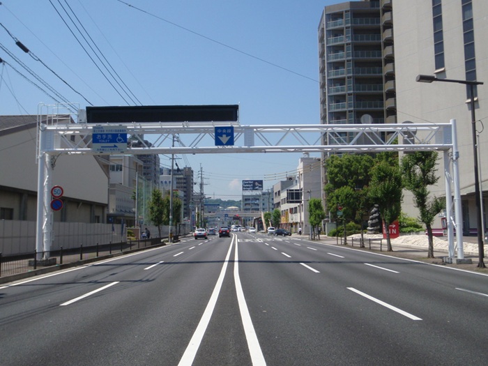 大分県標識柱-施工後