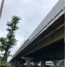 御堂筋遮音壁-施工後
